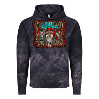 Cloud Black merry christmas bull skull Vintage Hoodie - RanaPortraitStore