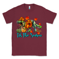 Burgundy T- Rex Tis The Season Classic Tee - RanaPortraitStore