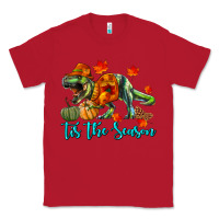 Red T- Rex Tis The Season Classic Tee - RanaPortraitStore