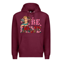 Burgundy be mine cupid Premium Hoodie - RanaPortraitStore