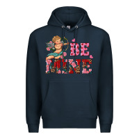 Navy be mine cupid Premium Hoodie - RanaPortraitStore