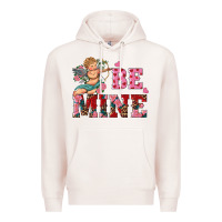 Pale Pink be mine cupid Premium Hoodie - RanaPortraitStore