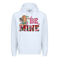 White be mine cupid Premium Hoodie - RanaPortraitStore