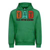 Emerald dad man myth legend Urban Hoodie - Artiststas