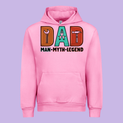 Dad Man Myth Legend Urban Hoodie Designed By Artiststas