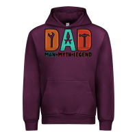 Mauve Wine dad man myth legend Urban Hoodie - Artiststas