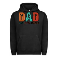 Pigment Black dad man myth legend Urban Hoodie - Artiststas