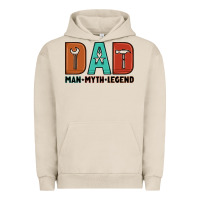 Pigment French Oak dad man myth legend Urban Hoodie - Artiststas