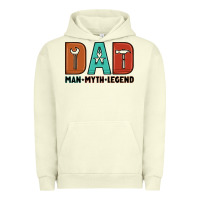Pigment Pistachio dad man myth legend Urban Hoodie - Artiststas