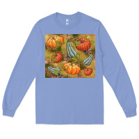 Colony Blue Fall Long Sleeve Tee - NancyCooperArtShop