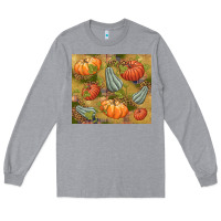 Heather Grey Fall Long Sleeve Tee - NancyCooperArtShop
