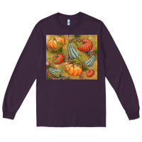 Plum Fall Long Sleeve Tee - NancyCooperArtShop