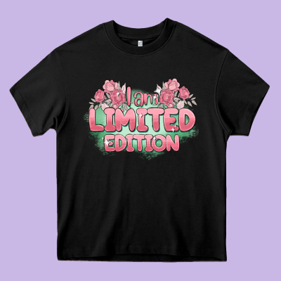 I Am Limited Edition Heavy Core Tee Designed By Maliassmallbusiness