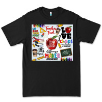 Black teacher Premium Tee - MaliasSmallBusiness