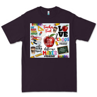 Plum teacher Premium Tee - MaliasSmallBusiness