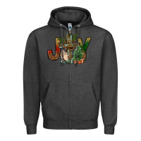 Charcoal Heather joy christmas with cross bbs Zipper Hoodie - BundleAndBundleShop