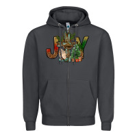 Smoke joy christmas with cross bbs Zipper Hoodie - BundleAndBundleShop