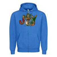 True Royal joy christmas with cross bbs Zipper Hoodie - BundleAndBundleShop