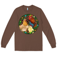 Chestnut Christmas Chick Family Long Sleeve Tee - RanaPortraitStore