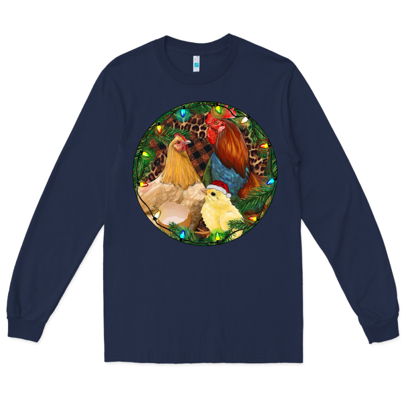 Christmas Chick Family Long Sleeve Tee by RanaPortraitStore | Teevron