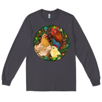 Smoke Christmas Chick Family Long Sleeve Tee - RanaPortraitStore