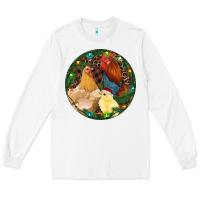 White Christmas Chick Family Long Sleeve Tee - RanaPortraitStore