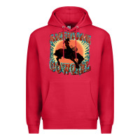 Cardinal American cowgirl 4th of july Premium Hoodie - FaDigitalArtStudio