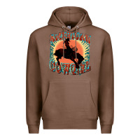 Chestnut American cowgirl 4th of july Premium Hoodie - FaDigitalArtStudio