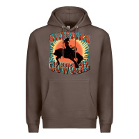 Coffee American cowgirl 4th of july Premium Hoodie - FaDigitalArtStudio