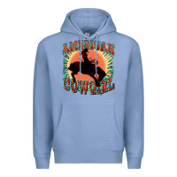 Colony Blue American cowgirl 4th of july Premium Hoodie - FaDigitalArtStudio