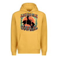 Mustard American cowgirl 4th of july Premium Hoodie - FaDigitalArtStudio