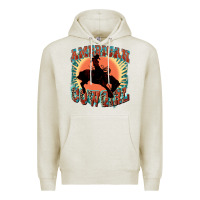 Oatmeal Heather American cowgirl 4th of july Premium Hoodie - FaDigitalArtStudio