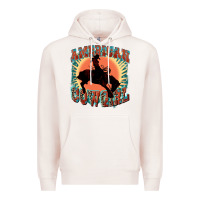 Pale Pink American cowgirl 4th of july Premium Hoodie - FaDigitalArtStudio