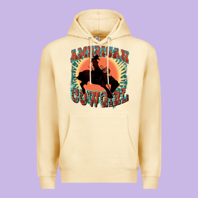 American Cowgirl 4th Of July Premium Hoodie Designed By Fadigitalartstudio