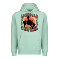 Seafoam American cowgirl 4th of july Premium Hoodie - FaDigitalArtStudio