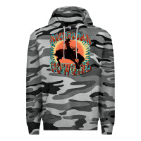 Slate Camo American cowgirl 4th of july Premium Hoodie - FaDigitalArtStudio