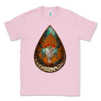 Bubblegum Pink leopard bullskull teardrop earrings Classic Tee - Jasminsmagicworld