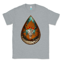 Heather Grey leopard bullskull teardrop earrings Classic Tee - Jasminsmagicworld