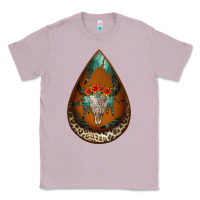 Lilac leopard bullskull teardrop earrings Classic Tee - Jasminsmagicworld