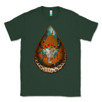 Sports Green leopard bullskull teardrop earrings Classic Tee - Jasminsmagicworld