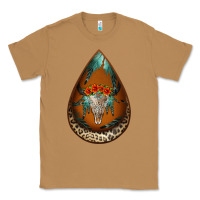 Toasted Coconut leopard bullskull teardrop earrings Classic Tee - Jasminsmagicworld