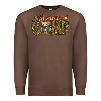 Chestnut Summer Camp Premium Sweatshirt - CowhideDigitalArt