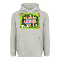 Moon Dust Oh how he loves us Easter Day Heavyweight Hoodie - LillyAllenDesigns