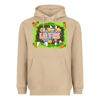 Mushroom Oh how he loves us Easter Day Heavyweight Hoodie - LillyAllenDesigns