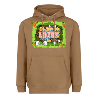 Toasted Coconut Oh how he loves us Easter Day Heavyweight Hoodie - LillyAllenDesigns