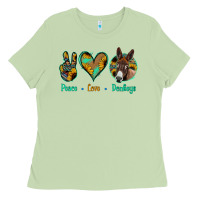 Matcha Peace Love Donkeys Ladies Tee - Jasminsmagicworld