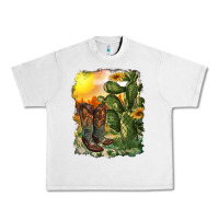 Lunar Rock western boots with cactus and desert Urban Heavy Tee - RanaPortraitStore