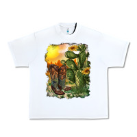 White western boots with cactus and desert Urban Heavy Tee - RanaPortraitStore