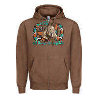 Chestnut with god all things are possible with horse bbs Zipper Hoodie - BundleAndBundleShop
