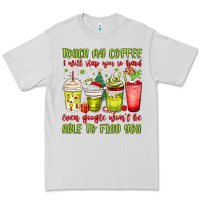 Dove Grey christmas characters coffee cups Premium Tee - MaliasSmallBusiness